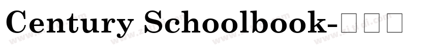 Century Schoolbook字体转换